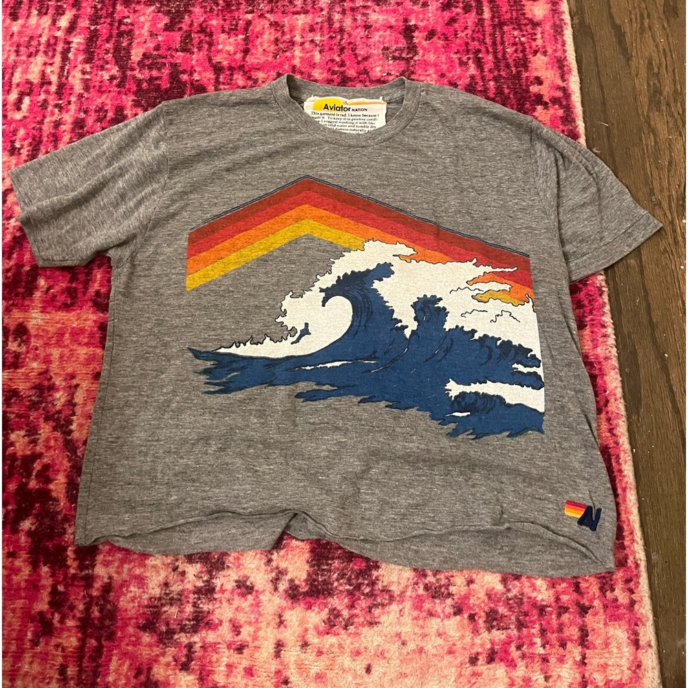 cute aviator nation tee